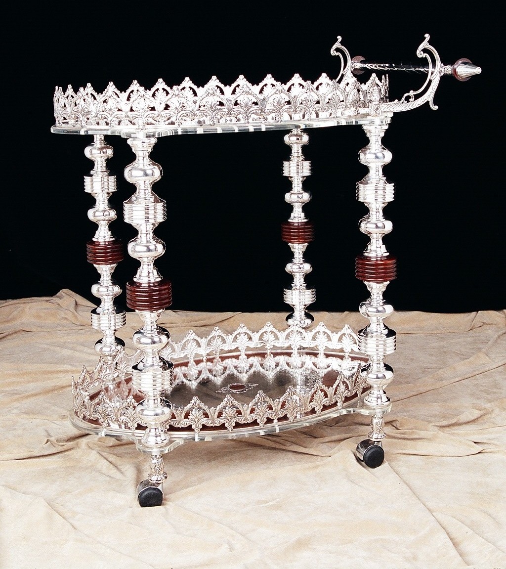 silver trolley