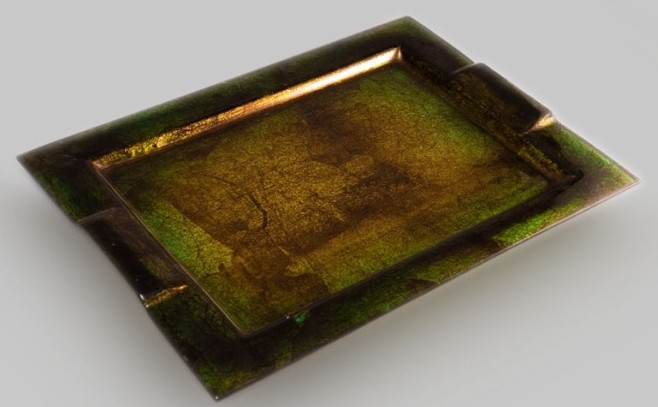 CD11824 - GOLD & SILVER LEAF TRAYS